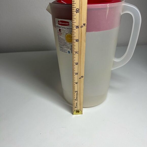 Rubbermaid 1 Gal. Simply Pour Plastic Pitcher With Multi-function Lid - Picture 8 of 10